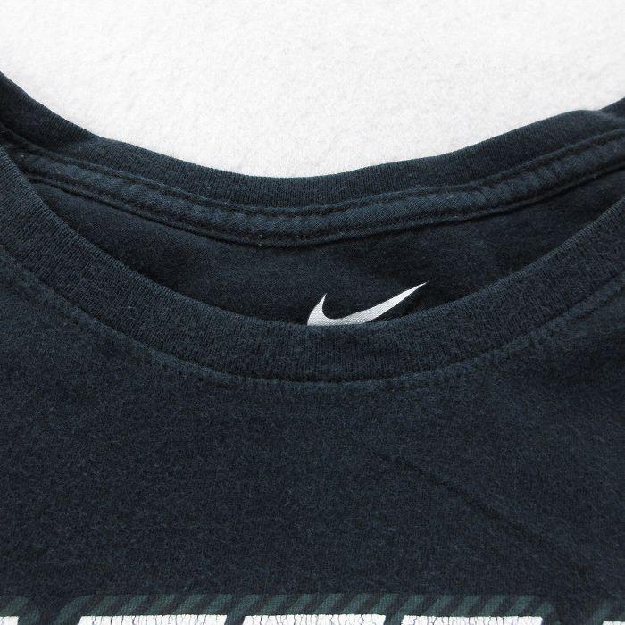 XL/古着 ナイキ NIKE 半袖 ブランド Tシャツ メンズ ビッグロゴ 大きいサイズ クルーネック 黒 ブラック 23sep07 中古｜furugiyarushout｜04