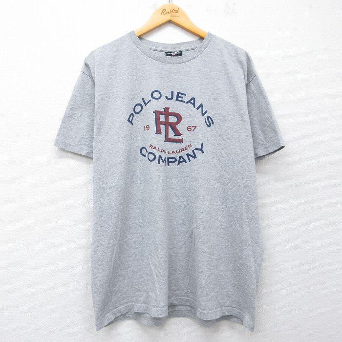 XL/古着 ラルフローレン ポロジーンズ 半袖 ブランド Tシャツ メンズ 