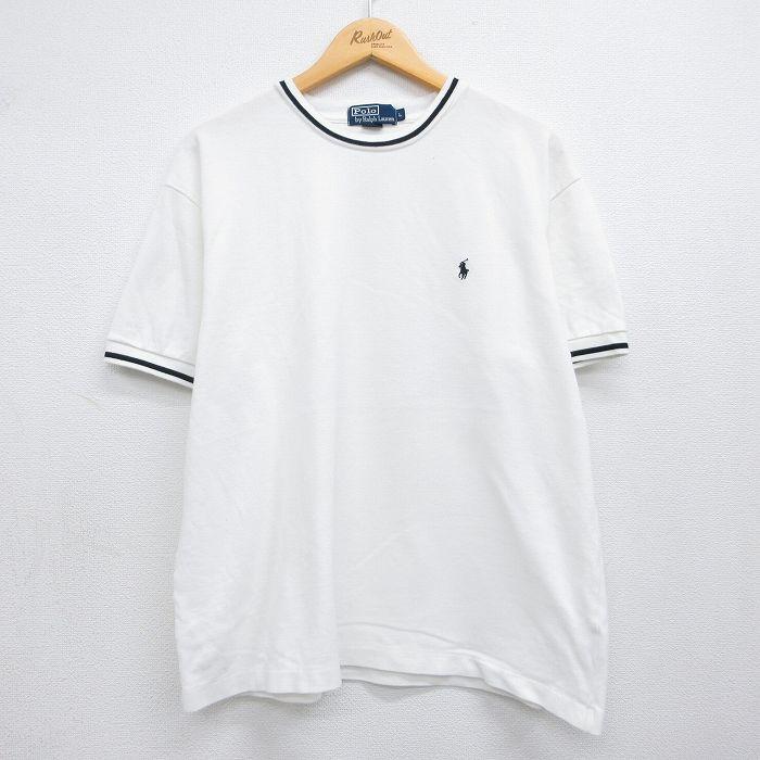 XL/古着 ラルフローレン 半袖 ブランド Tシャツ メンズ 90年代 90s
