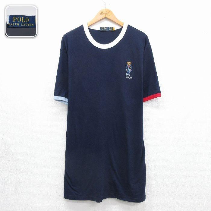 XL/古着 ラルフローレン 半袖 ブランド Tシャツ メンズ ポロベア