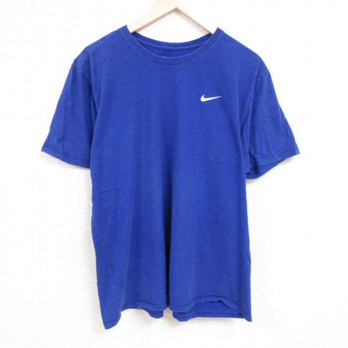 XL/古着 ナイキ NIKE 半袖 ブランド Tシャツ メンズ ワンポイントロゴ 