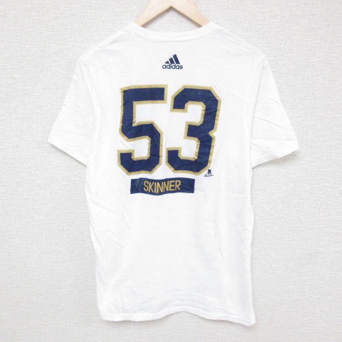 adidas L/古着 アディダス 半袖 ブランド Tシャツ メンズ NHL 