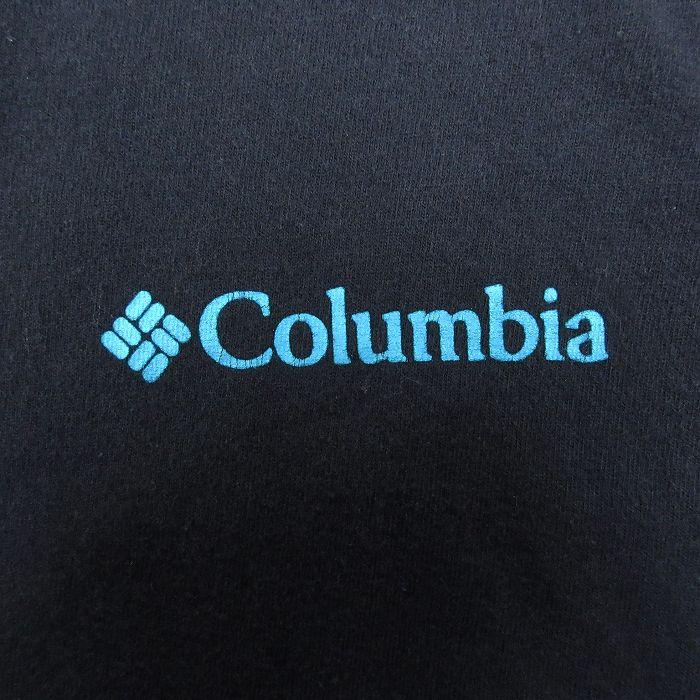 XL/古着 コロンビア Columbia 半袖 ブランド Tシャツ メンズ ビッグロゴ クマ コットン クルーネック 黒 ブラック 24mar01 中古｜furugiyarushout｜03