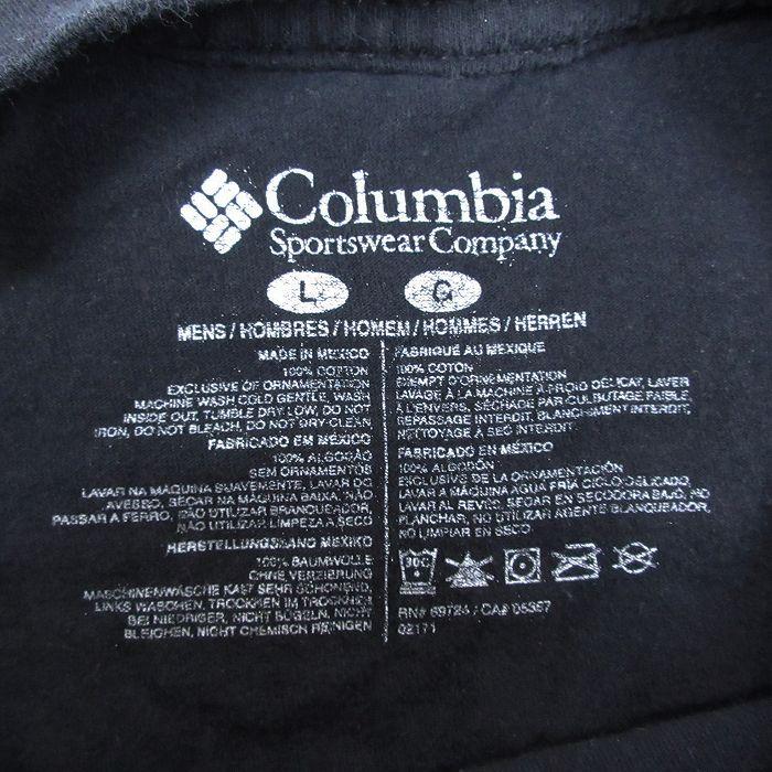 XL/古着 コロンビア Columbia 半袖 ブランド Tシャツ メンズ ビッグロゴ クマ コットン クルーネック 黒 ブラック 24mar01 中古｜furugiyarushout｜05