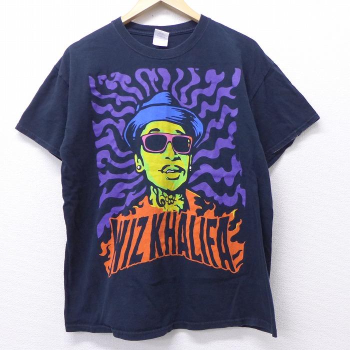 L/古着 半袖 ヒップホップ ラップ Tシャツ 00s ウィズカリファ 全面