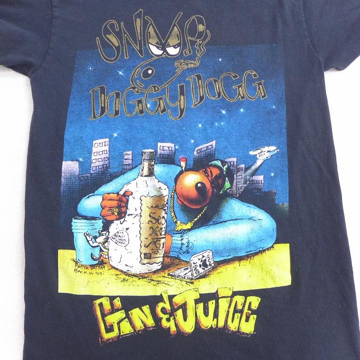 S/古着 半袖 ヒップホップ ラップ Tシャツ スヌープドッグ 犬 ジン 