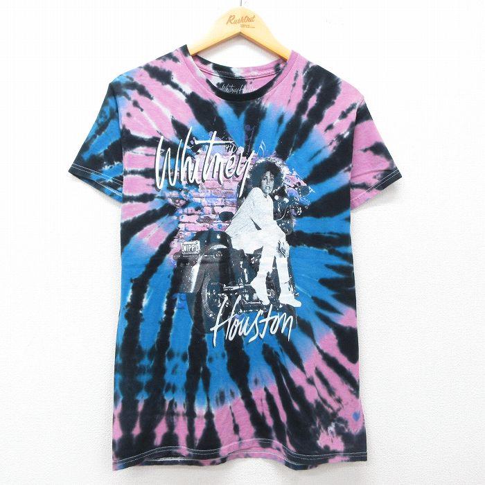 M/古着 半袖 ロック バンド Tシャツ メンズ ホイットニーヒューストン