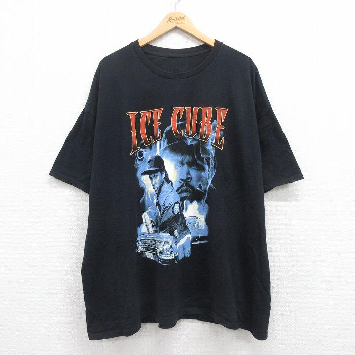 50%OFF】XL/古着 半袖 ヒップホップ ラップ Tシャツ メンズ アイス Friday icecube ラップT プリント ロンT 白 2XL