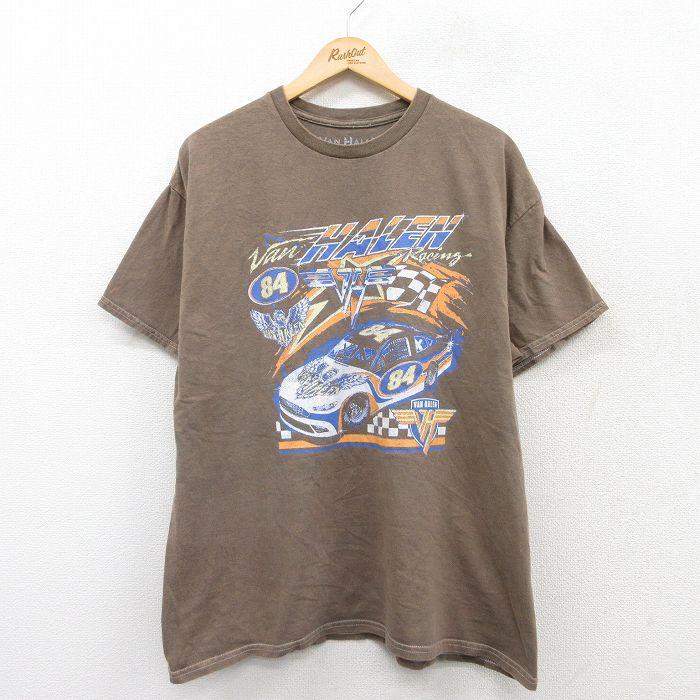XL/古着 半袖 ロック バンド Tシャツ メンズ バンヘイレン ヴァン