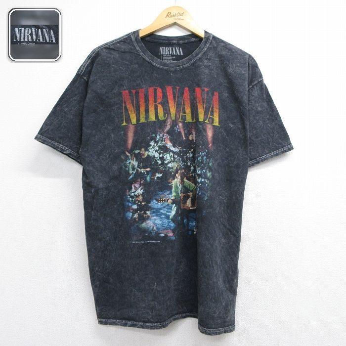 XL/古着 半袖 ロック バンド Tシャツ メンズ ニルバーナ ニルヴァーナ