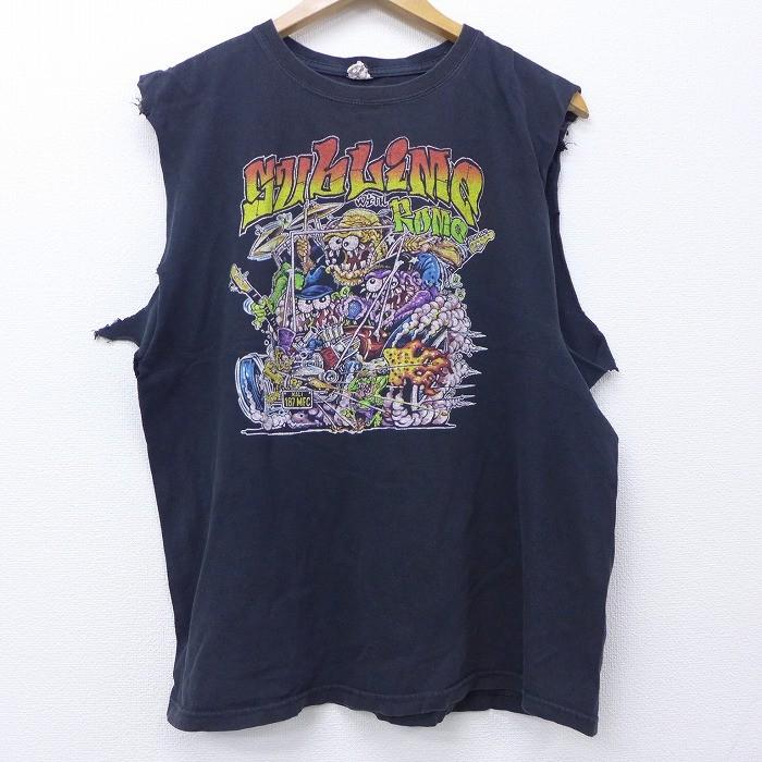 90's Sublime ブラック ノースリーブタンクトップ