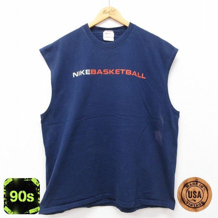 NIKE（ナイキ） 【50%OFF】XL/古着 ノースリーブ ビンテージ Tシャツ 