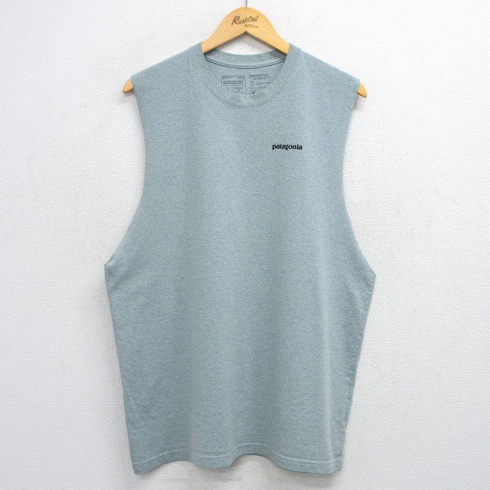 patagonia XL/古着 パタゴニア ノースリーブ Tシャツ メンズ