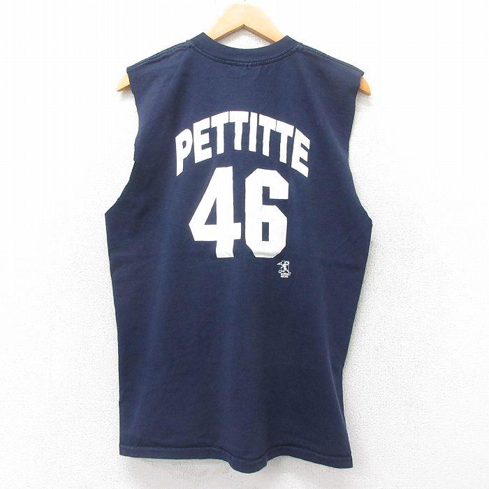 MLB L/古着 ノースリーブ ビンテージ Tシャツ メンズ 00s MLB