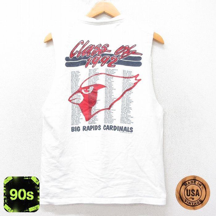 MLB M/古着 ノースリーブ ビンテージ Tシャツ メンズ 90s MLB 