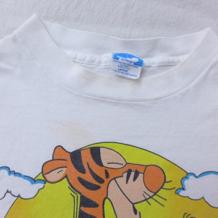 L 古着 半袖 ビンテージ Tシャツ 80s くまのプーさん ティガー コットン クルーネック 白 ホワイト may14 中古 メンズ Tsv 古着屋rushout 通販 Yahoo ショッピング