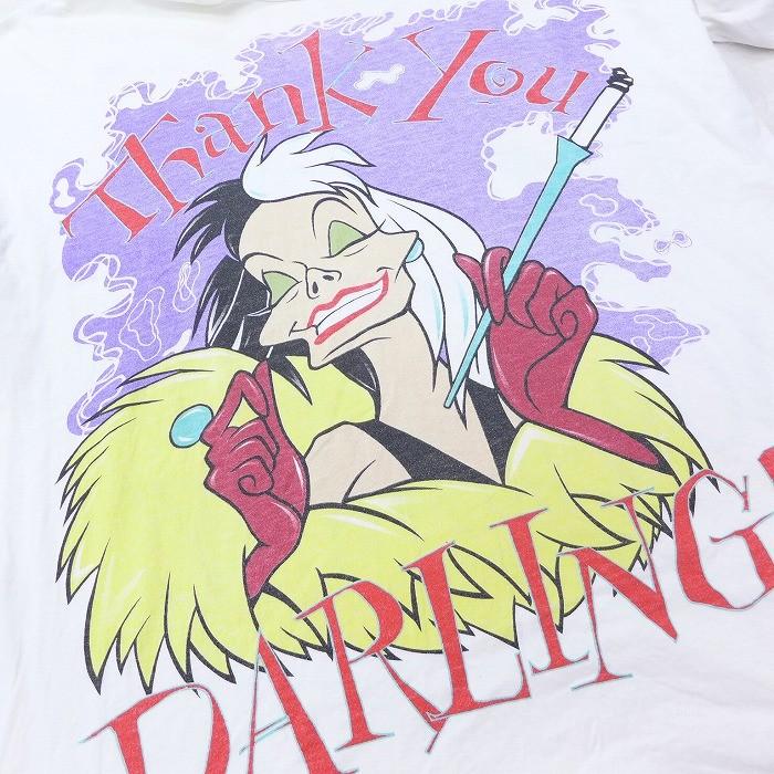 Disney 101匹わんちゃん クルエラ ビンテージ ディズニー Tシャツ お買い得
