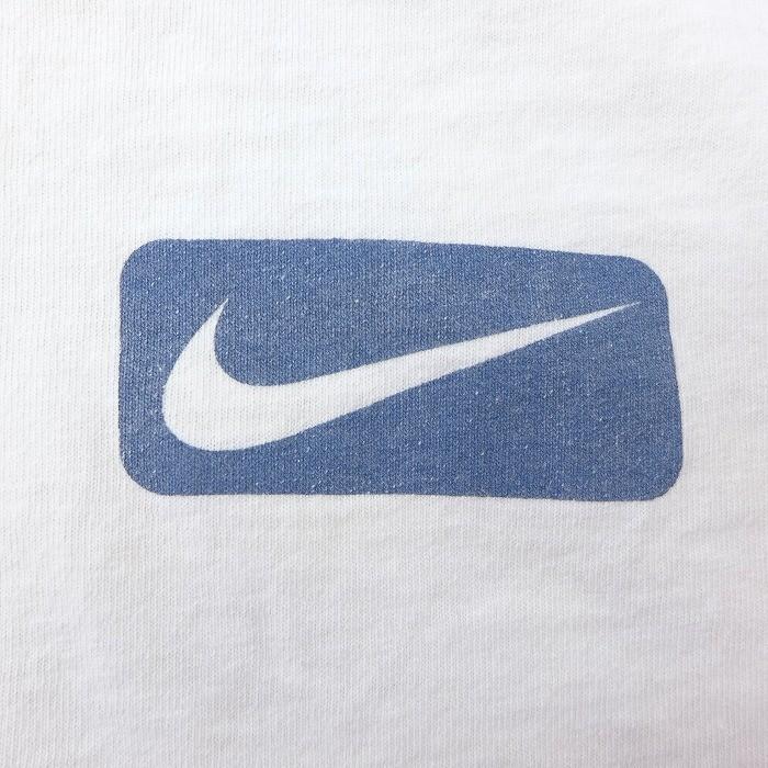 L 古着 半袖 ビンテージ Tシャツ 00s ナイキ Nike ロゴ Swoosh コットン クルーネック 生成り jun03 中古 メンズ Tsv 古着屋rushout 通販 Yahoo ショッピング