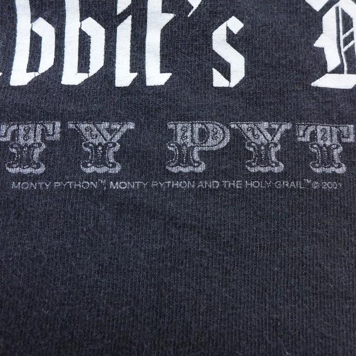 Xl 古着 半袖 ビンテージ Tシャツ 00s 映画 モンティパイソンアンドホーリーグレイル 殺人ウサギ コットン クルーネック 黒 ブラック Spe jun17 中古 メン Tsv 古着屋rushout 通販 Yahoo ショッピング