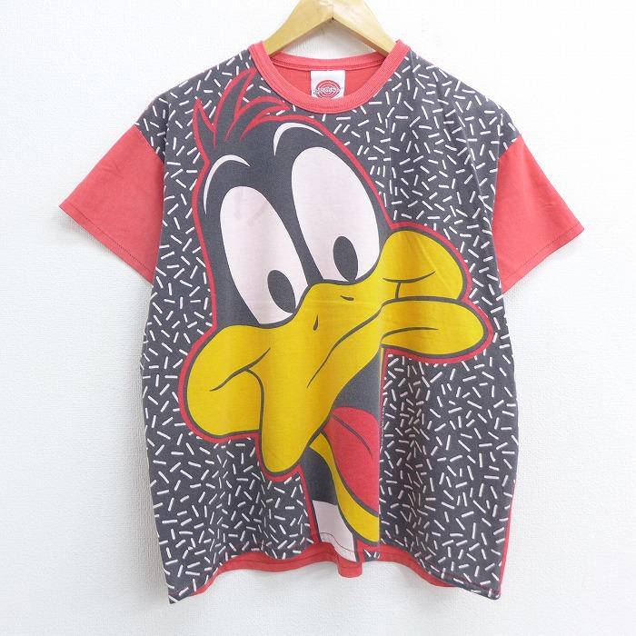 XL/古着 半袖 ビンテージ Tシャツ 90s ルーニーテューンズ LOONEY