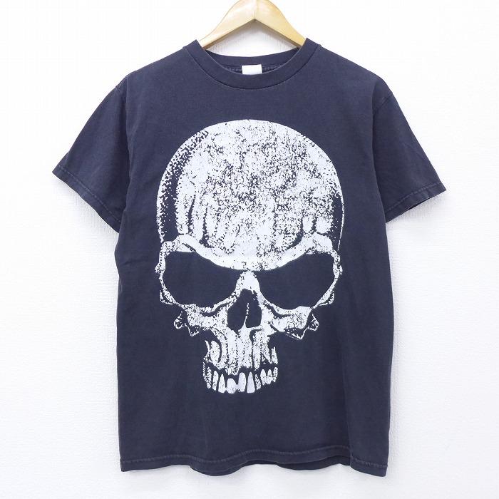 M 古着 半袖 ビンテージ Tシャツ 00s ファッションヴィクティム スカル コットン クルーネック 黒 ブラック Spe aug19 中古 メンズ Tsv 古着屋rushout 通販 Yahoo ショッピング