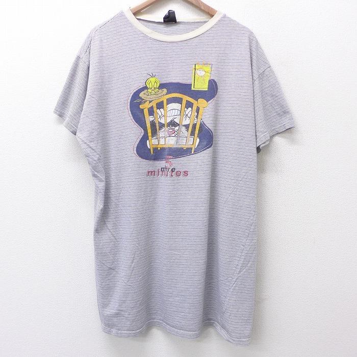 XL/古着 半袖 ビンテージ Tシャツ メンズ 90s ルーニーテューンズ
