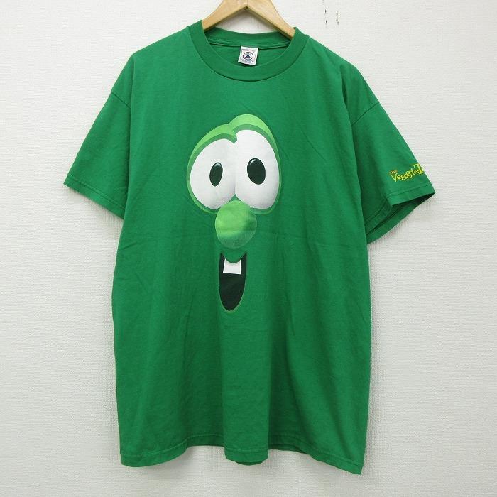 XL/古着 半袖 ビンテージ Tシャツ メンズ 00s ヴェジテールズ ラリー 