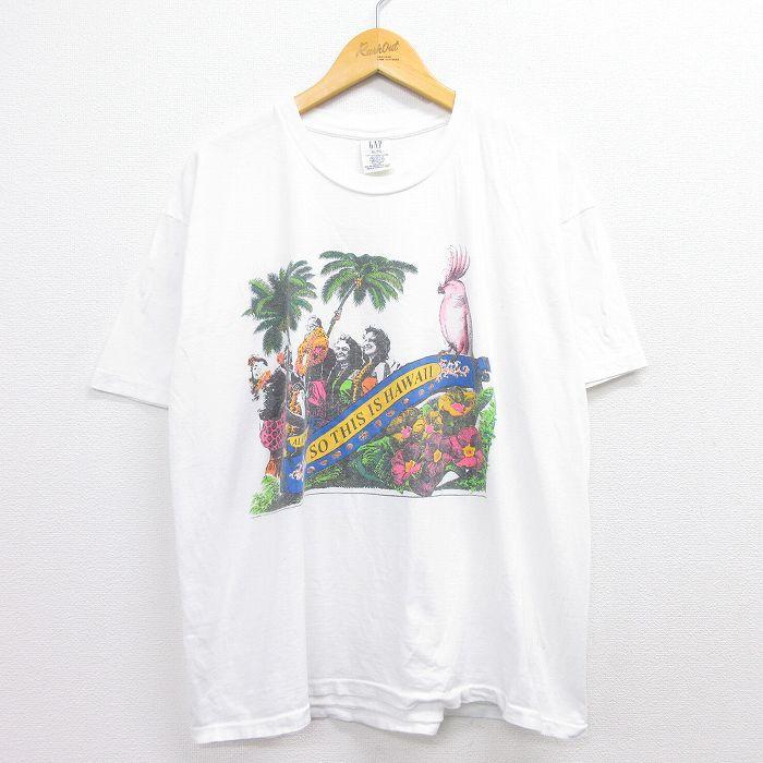 XL/古着 ギャップ GAP 半袖 ビンテージ Tシャツ メンズ 90s オールドギャップ ハワイ 大きいサイズ コットン クルーネック 白 ホワイト spe :tsv22046063:古着屋RUSHOUT - 通販 - Yahoo!ショッピング XL/古着 ギャップ GAP 半袖 ビンテージ Tシャツ メンズ 90s オールドギャップ ハワイ 大きいサイズ コットン クルーネック 白 ホワイト spe :tsv22046063:古着屋RUSHOUT - 通販 - Yahoo!ショッピング