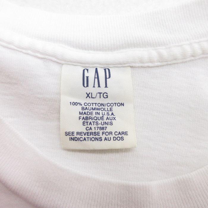 XL/古着 ギャップ GAP 半袖 ビンテージ Tシャツ メンズ 90s オールド