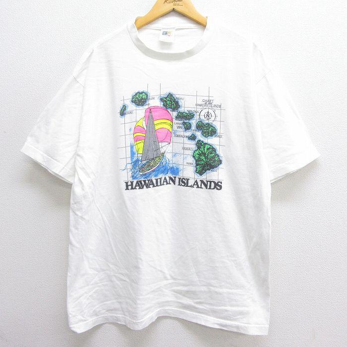 XL/古着 半袖 ビンテージ Tシャツ メンズ 00s ハワイ諸島 大きいサイズ