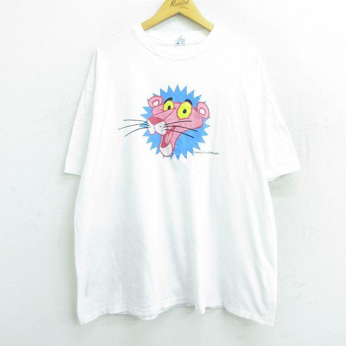 XL/古着 ヘインズ 半袖 ビンテージ Tシャツ メンズ 90s ピンクパンサー 大きいサイズ コットン クルーネック 白 ホワイト spe  22jul01 中古 :tsv22060756:古着屋RUSHOUT - 通販 - Yahoo!ショッピング