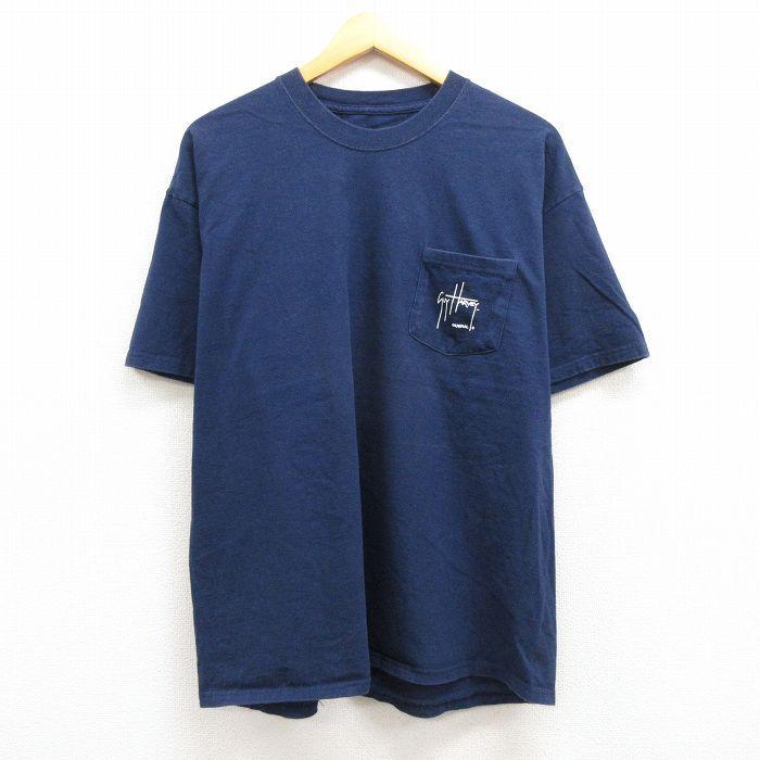 XL/古着 半袖 ビンテージ Tシャツ メンズ 00s 魚 カジキマグロ 胸  