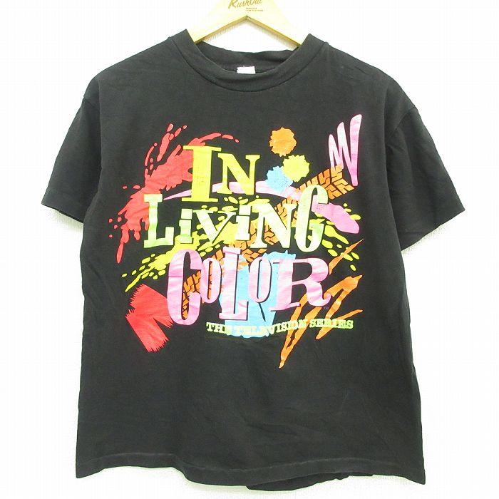 L/古着 半袖 ビンテージ Tシャツ メンズ 90s テレビ インリビング 