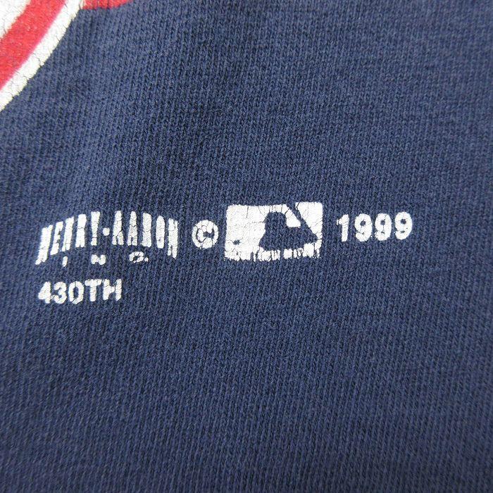 L/古着 半袖 ビンテージ Tシャツ メンズ 90s MLB ニューヨーク 