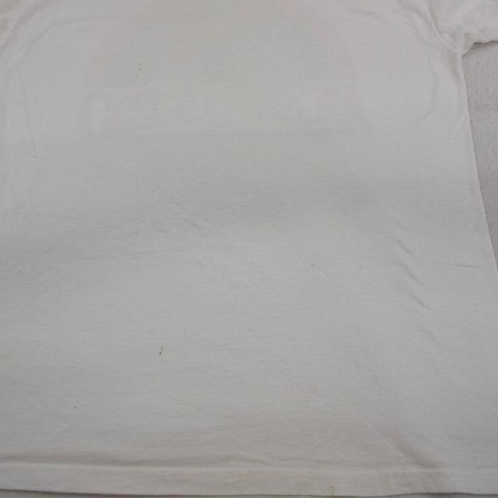 L/古着 半袖 ビンテージ Tシャツ メンズ 90s エディアーキャロ アンヘルコルデロジュニア ジョッキー コットン クルーネック 白 ホワイ｜furugiyarushout｜08
