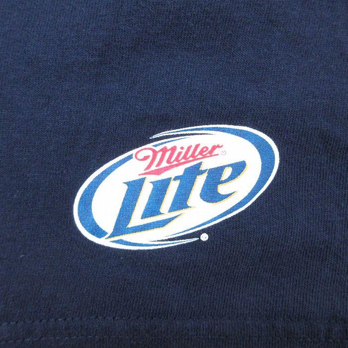 XL/古着 半袖 ビンテージ Tシャツ メンズ 00s NHL バッファローセイバーズ ミラーライト ビール 大きいサイズ コットン クルーネック｜furugiyarushout｜03