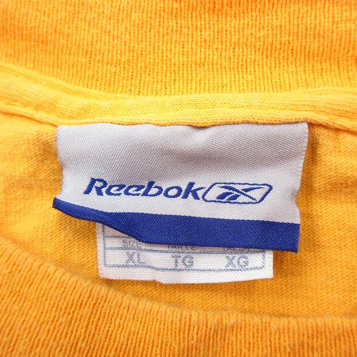XL/古着 リーボック 半袖 ビンテージ Tシャツ メンズ 00s NFL ピッツバーグスティーラーズ 大きいサイズ クルーネック 黄色 イエロー｜furugiyarushout｜03