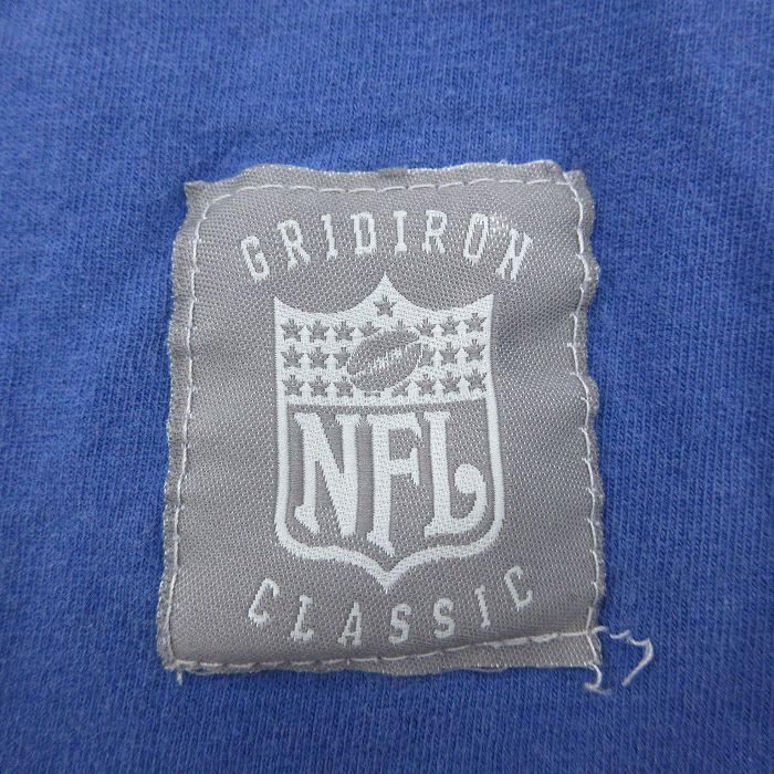 XL/古着 リーボック 半袖 ビンテージ Tシャツ メンズ 00s NFL ニューヨークジャイアンツ クルーネック 青 ブルー アメフト スーパーボ｜furugiyarushout｜03