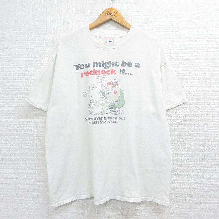 XL/古着 半袖 ビンテージ Tシャツ メンズ 90s Club Red ホームレス