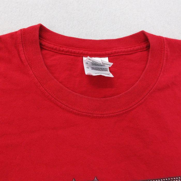 L/古着 半袖 ビンテージ Tシャツ メンズ 00s サンフランシスコ ゴールデンゲートブリッジ コットン クルーネック 赤 レッド 23aug23 中｜furugiyarushout｜07