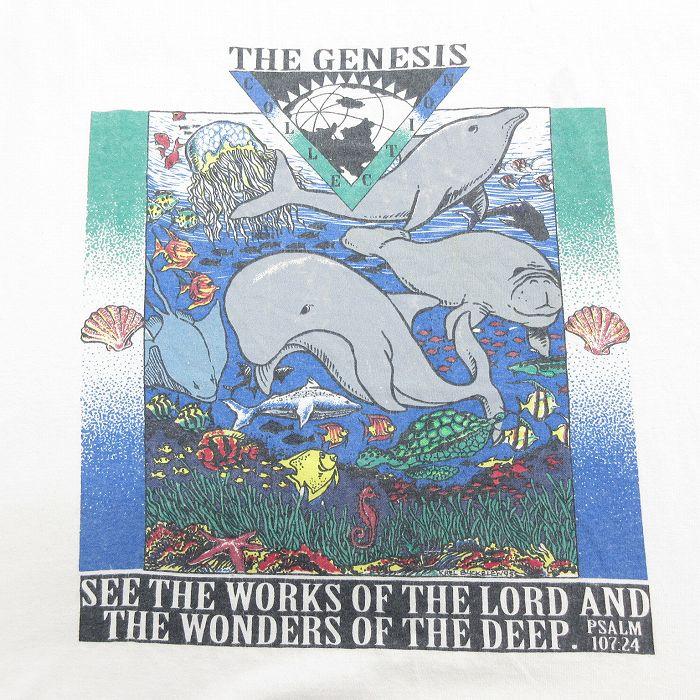 XL/古着 半袖 ビンテージ Tシャツ メンズ 90s イルカ トド クラゲ THE  