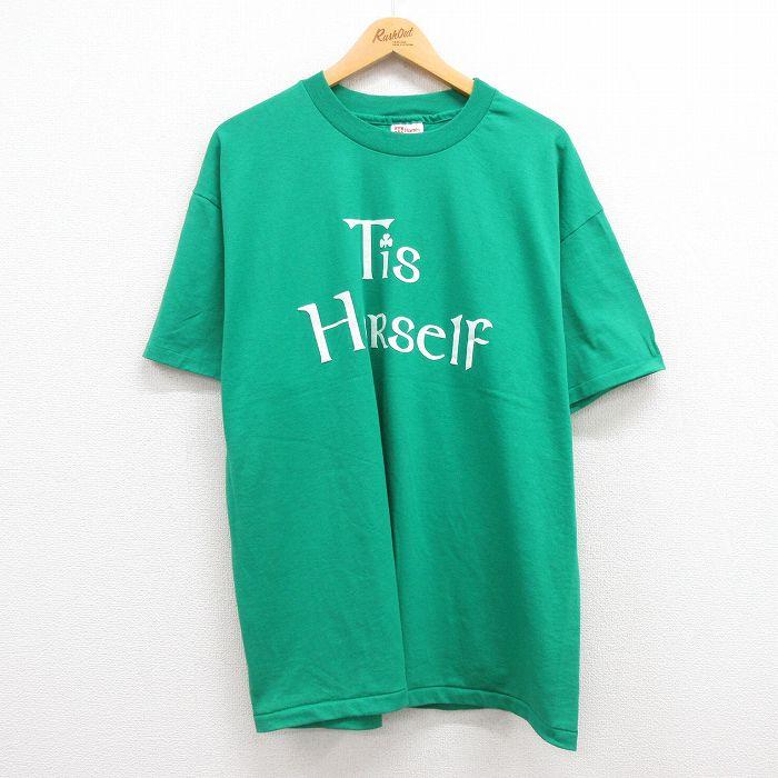 XL/古着 ヘインズ 半袖 ビンテージ Tシャツ メンズ 90s Tis Hersele 