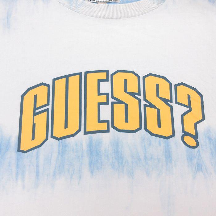 XL/古着 ゲス GUESS 半袖 ビンテージ ブランド Tシャツ メンズ 00s ビッグロゴ 大きいサイズ コットン クルーネック 白他 ホワイト タイダ｜furugiyarushout｜03