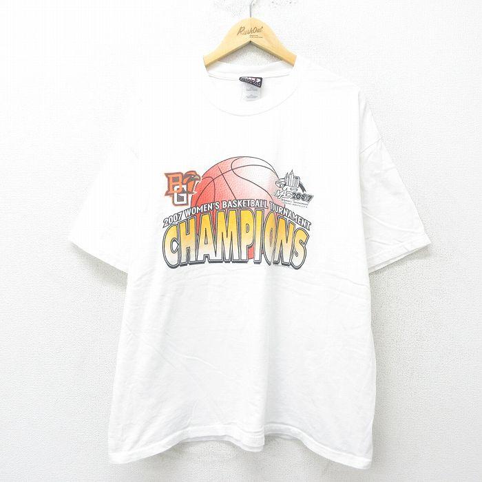 XL/古着 半袖 ビンテージ Tシャツ メンズ 00s バスケットボール