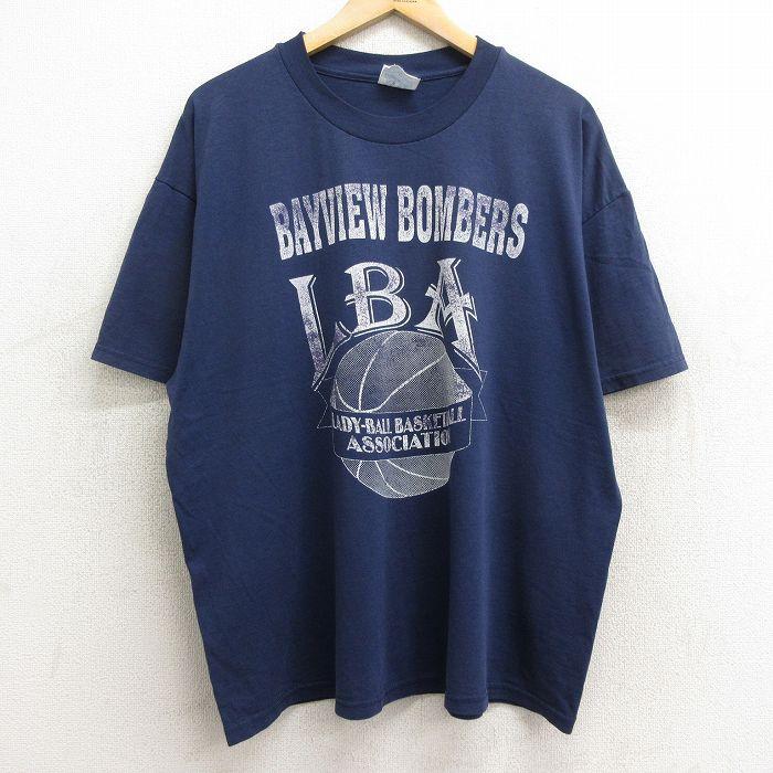 Hanes バスケットボール選手 Tシャツ Lサイズ Hanes（ヘインズ） XL/古着 半袖 ビンテージ Tシャツ メンズ 00s