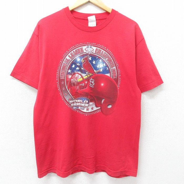 50%OFF】L/古着 半袖 ビンテージ Tシャツ メンズ 00s MLB セントルイス