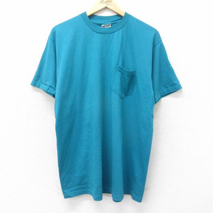 XL/古着 キー KEY ELEMENTS 半袖 ビンテージ Tシャツ メンズ 90s 無地