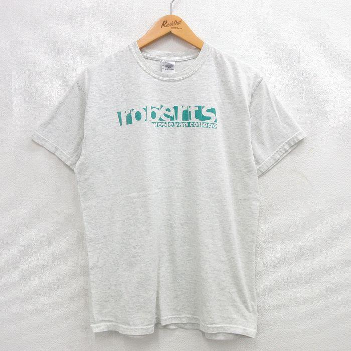 L/古着 半袖 ビンテージ Tシャツ メンズ 00s roberts ウェズリアン 