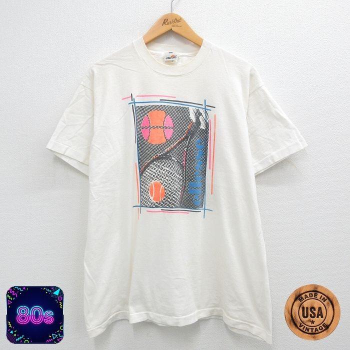 ellesse（エレッセ） XL/古着 半袖 ビンテージ Tシャツ メンズ 80s