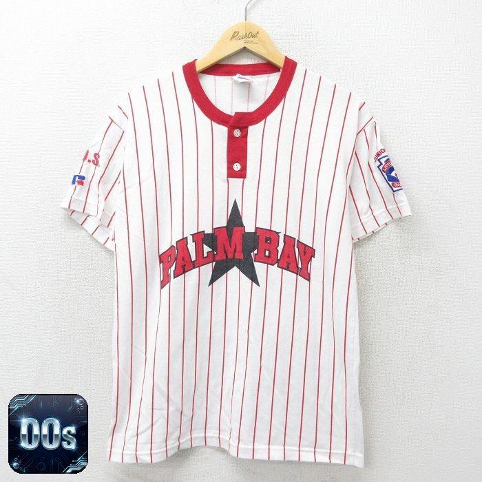 Palm 【50%OFF】L/古着 ラッセル 半袖 ビンテージ Tシャツ メンズ 00s 